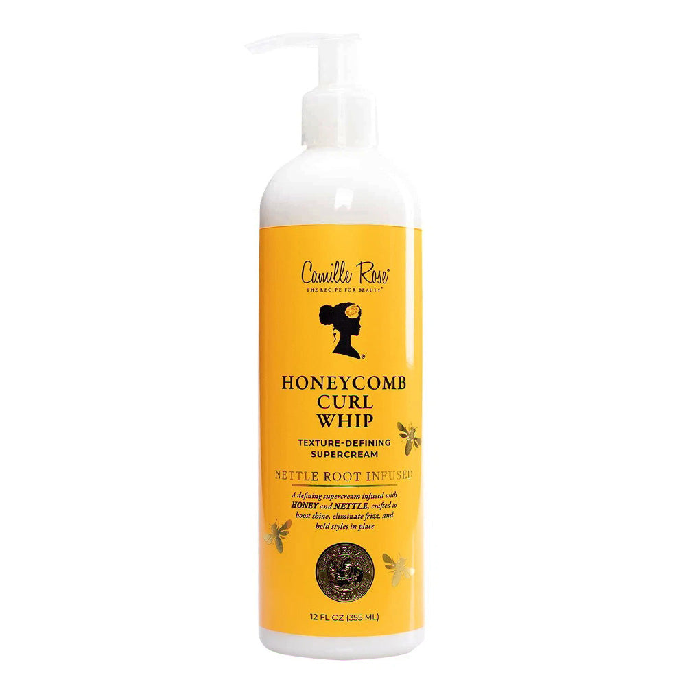 Camille Rose Defines Curls Adds Shine Eliminates Frizz Honey Curl Cream 12Oz (355ml)